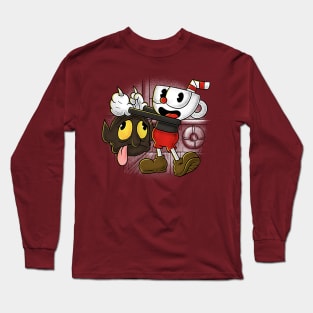 Steamboat Cuphead Long Sleeve T-Shirt